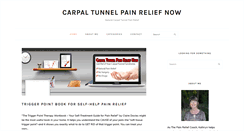 Desktop Screenshot of carpaltunnelpainreliefnow.com